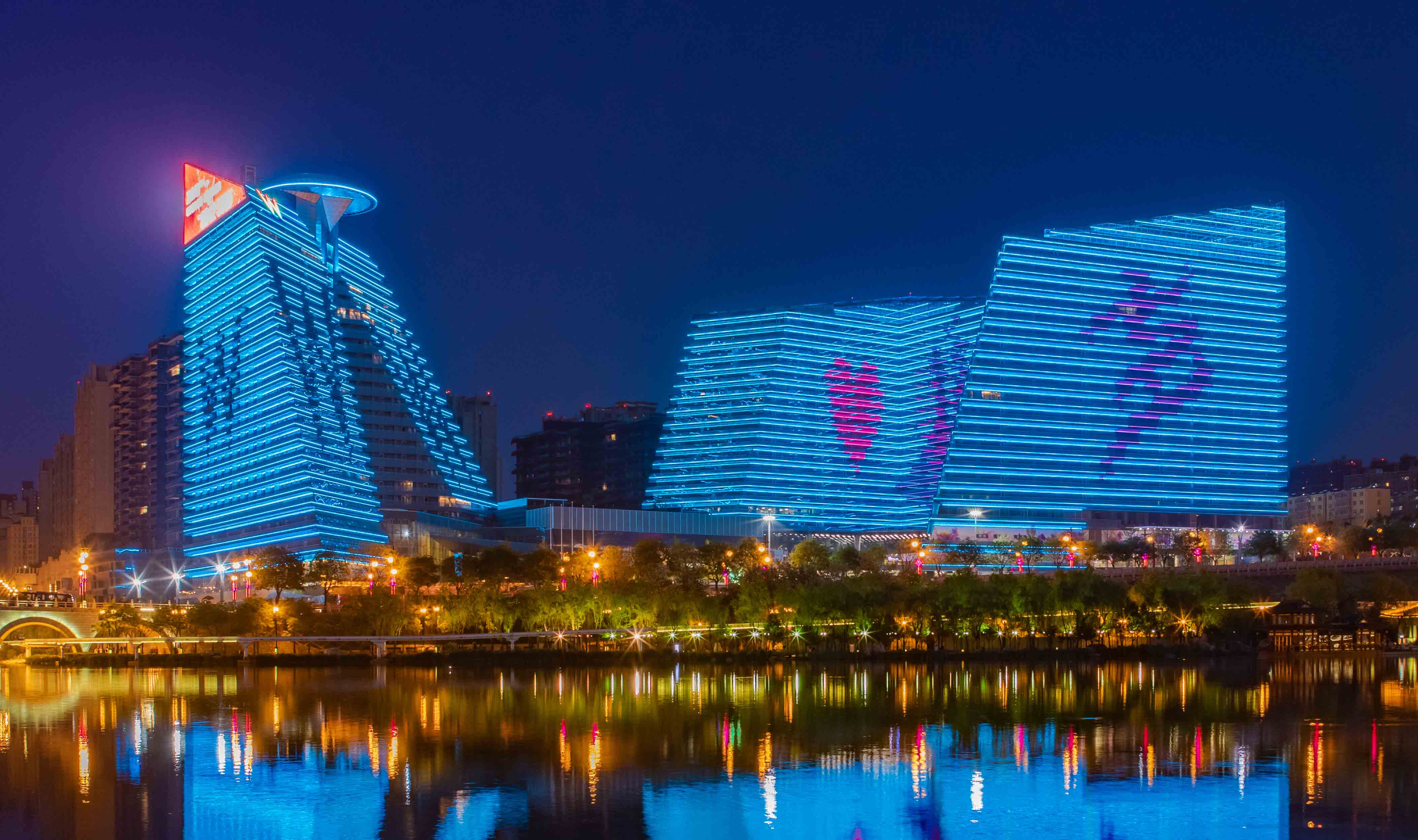 西安萬眾國際夜景照明工程--2019神燈獎(jiǎng)申報(bào)工程