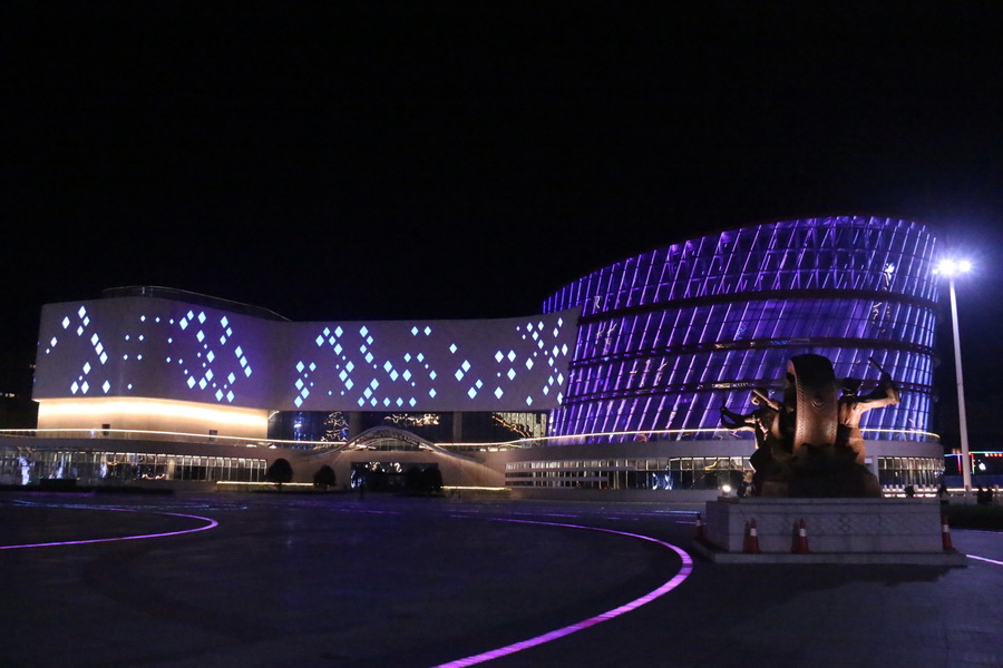 湘西民族文化廣場(chǎng)夜景照明工程——2018神燈獎(jiǎng)申報(bào)工程-.