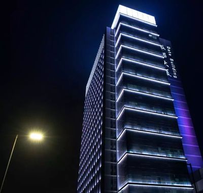 泰州醫藥城夜景照明工程賞析!